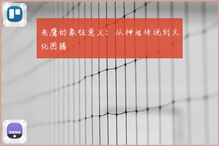 老鹰的象征意义：从神话传说到文化图腾